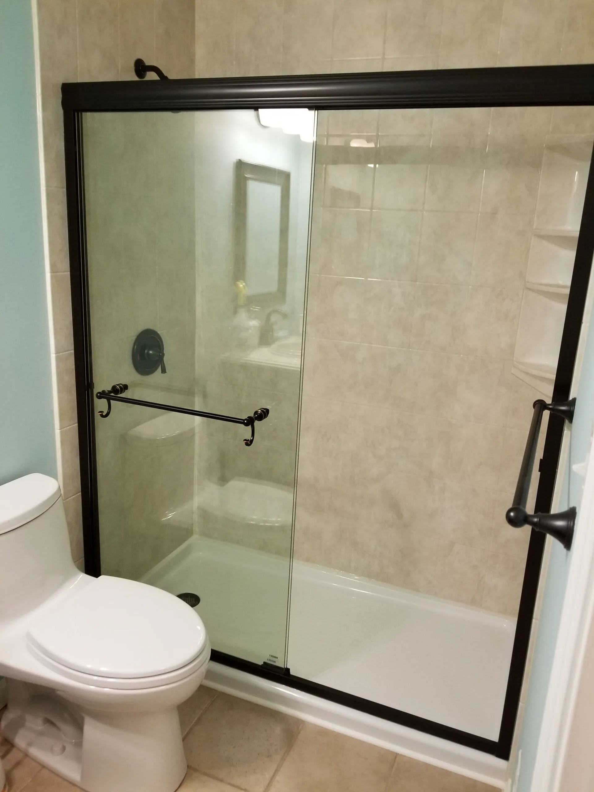 Bathroom remodeling project by Delta Remodelers