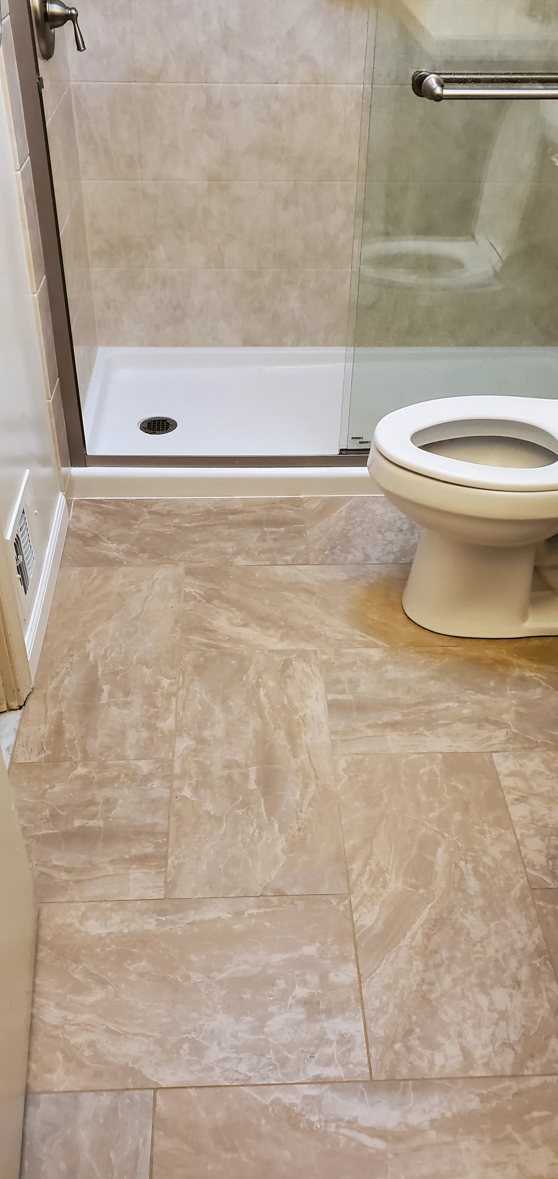 Bathroom remodeling project by Delta Remodelers