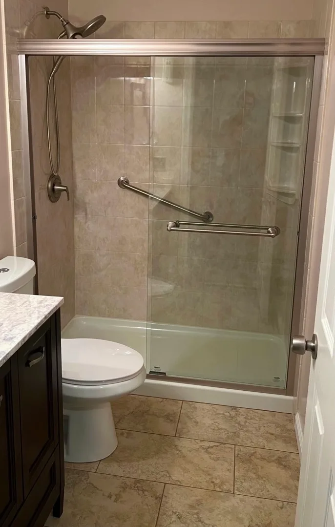 Bathroom remodeling project by Delta Remodelers