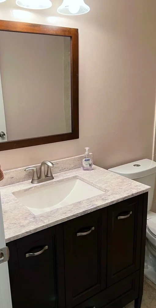 Bathroom remodeling project by Delta Remodelers