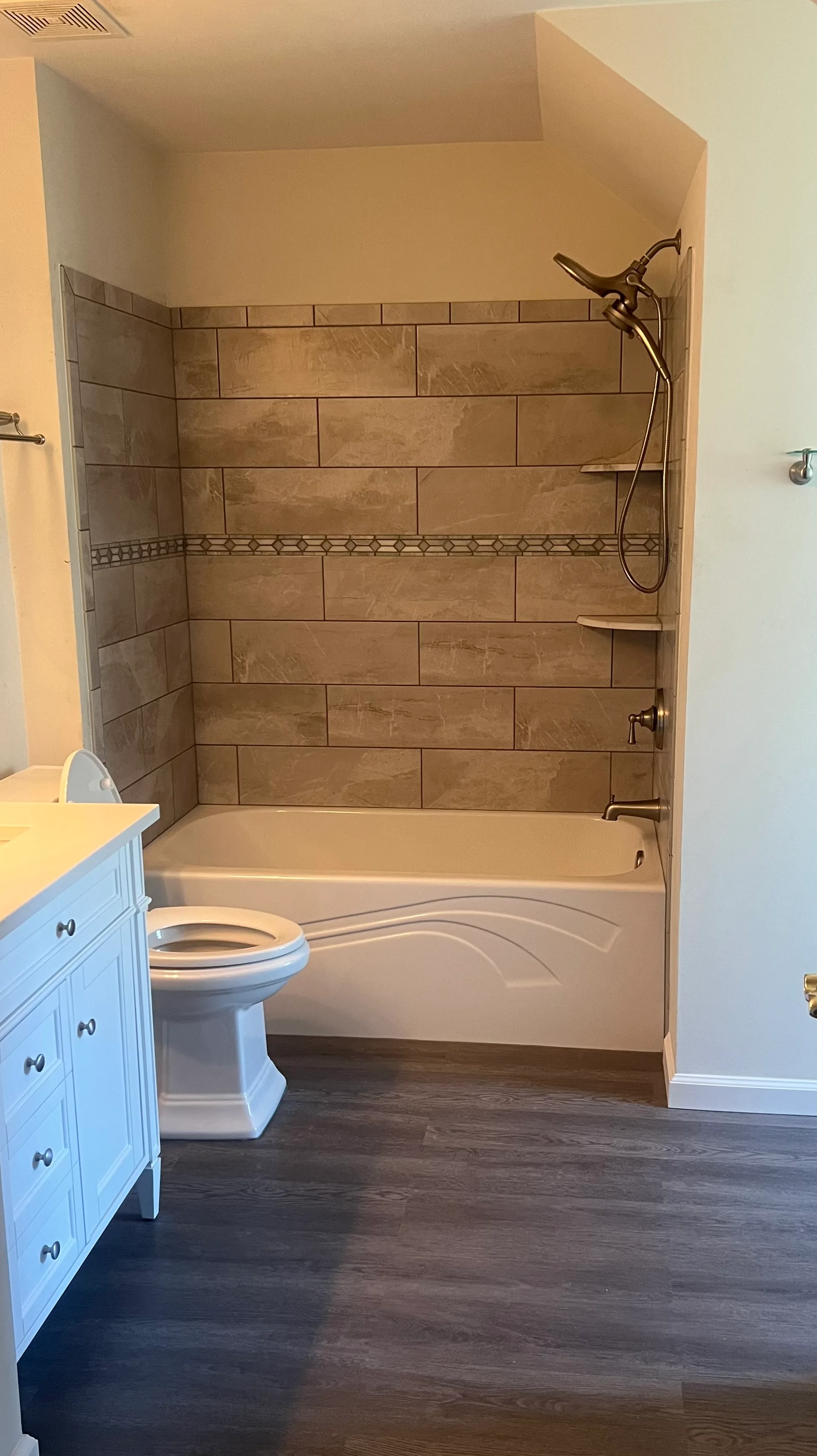 Bathroom remodeling project by Delta Remodelers