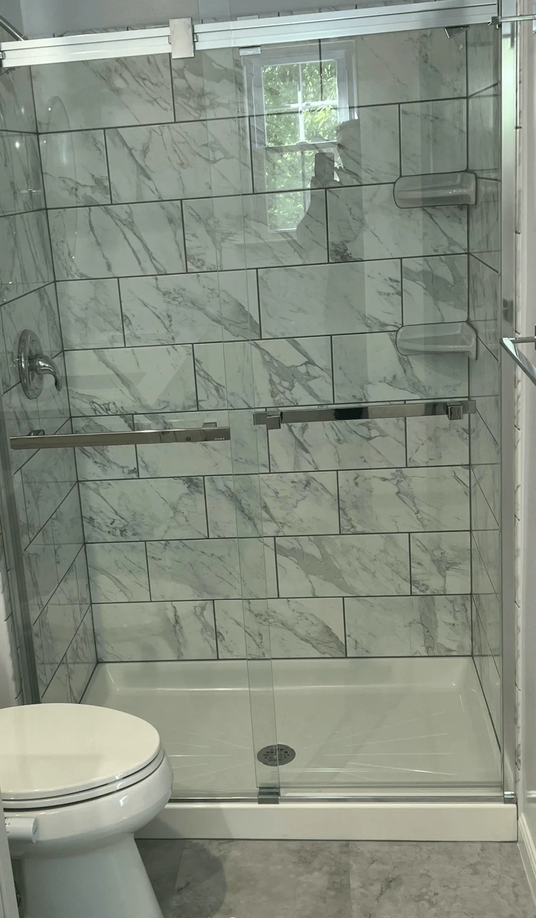 Bathroom remodeling project by Delta Remodelers