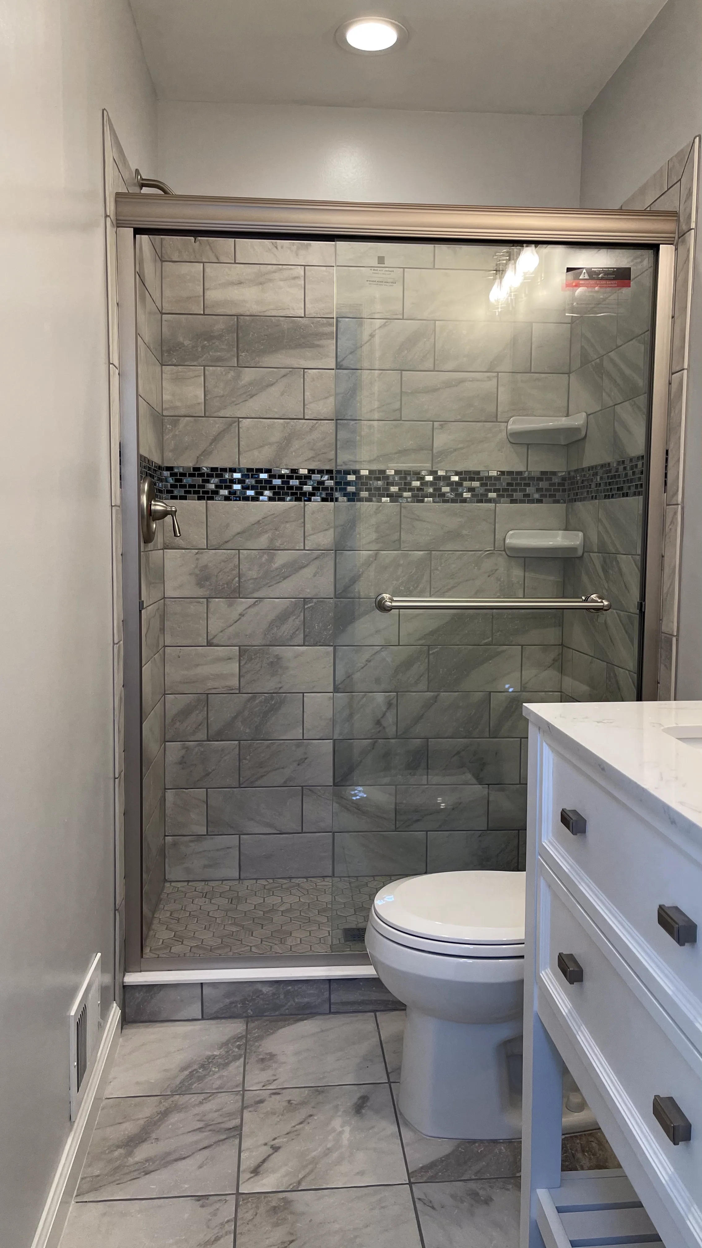 Bathroom remodeling project by Delta Remodelers