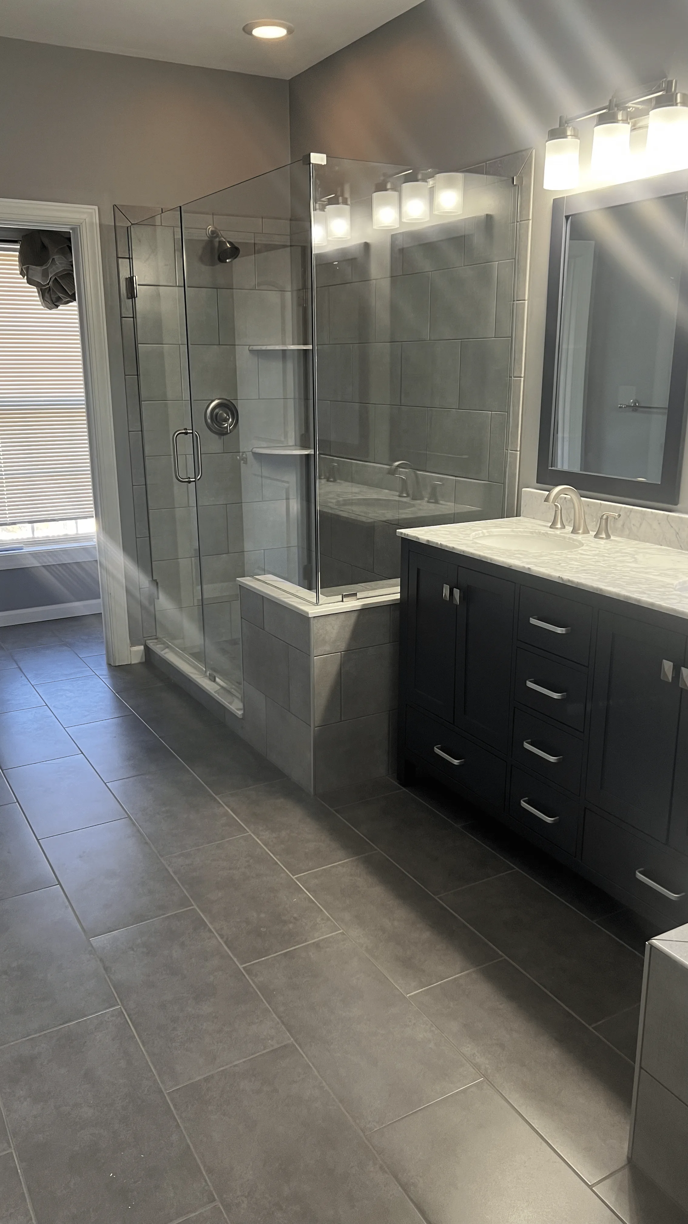 Bathroom remodeling project by Delta Remodelers