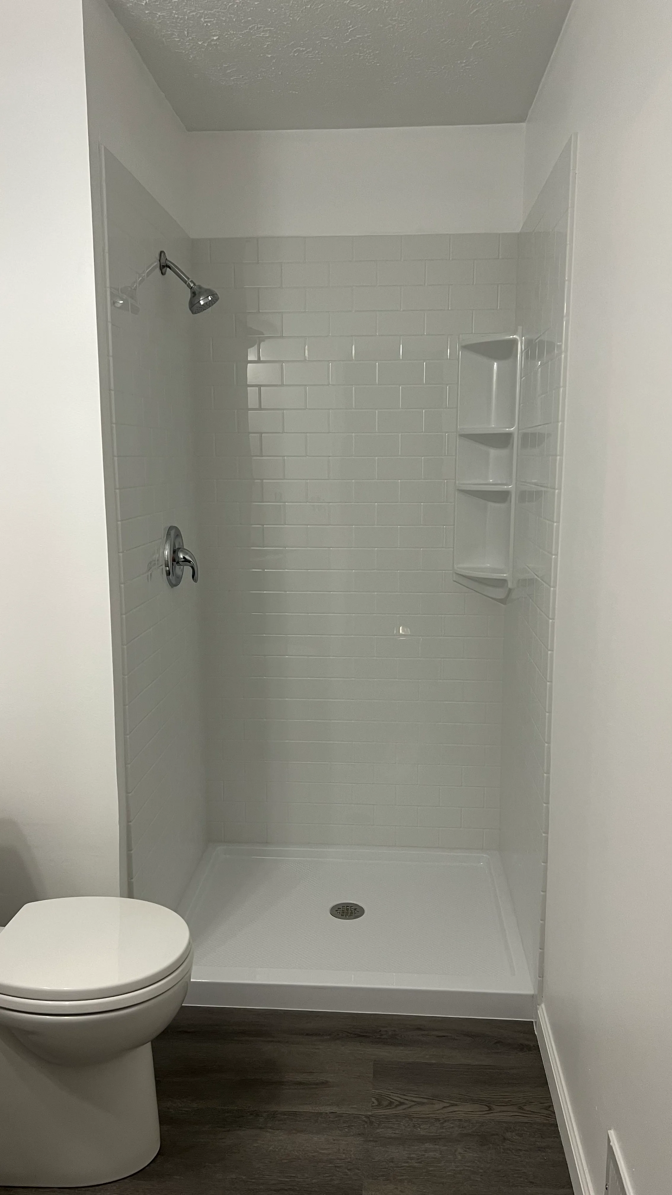 Completed bathroom remodeling project