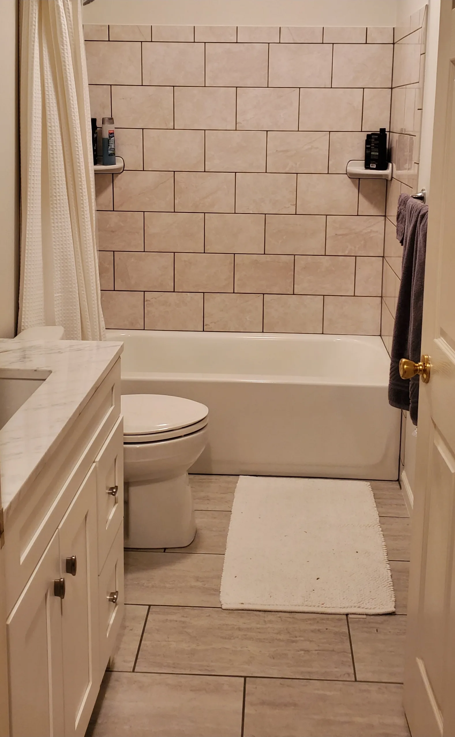 Bathroom remodeling project by Delta Remodelers