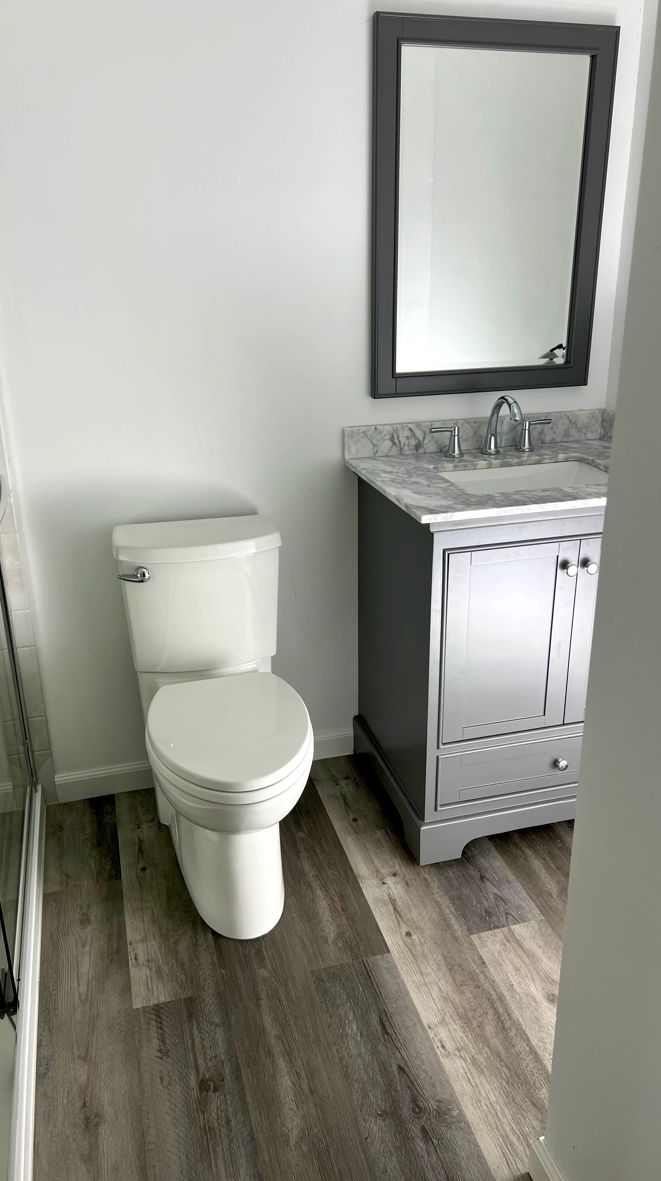 Bathroom remodeling project by Delta Remodelers